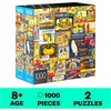 image:image2Pack of 1000Piece Jigsaw Puzzles Succulents amp Rocks and Minerals  Puzzles for Adults and Kids Ages 8 Amazon ExclusiveRetro Comics  Fruit Labels