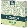 image:imageMindful Classics Chess Checkers Board Game Set with Bamboo Wooden Box Family Board Games EcoFriendly Gift for Adults and Kids Ages 8 and up
