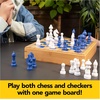 image:imageMindful Classics Chess Checkers Board Game Set with Bamboo Wooden Box Family Board Games EcoFriendly Gift for Adults and Kids Ages 8 and up
