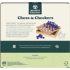 image:imageMindful Classics Chess Checkers Board Game Set with Bamboo Wooden Box Family Board Games EcoFriendly Gift for Adults and Kids Ages 8 and up