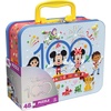 image:imageSpin Master Games Disney Puzzle 100th Anniversary 48 Pieces Celebrate 100 Years of Fun Kids Puzzles for Ages 4 amp Up48 Pcs Puzzle in Metal Tin With Handle