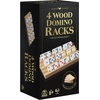 image:imageSpin Master Games Double 12 Dominoes Set in Storage Tin Classic Tile Game4 Wooden Domino Rack
