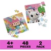 image:imageSpin Master Games Gabbys Dollhouse 2Pack 48Piece Puzzles for Kids