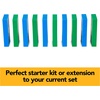 image:imageSpin Master Games H5 Domino Creations 60Piece Neon BlueGreen Set by Domino Artist Youtuber Lily Hevesh Classic Family Game for Adults and Kids Ages 5 and upRefill 60pc Blue  Green