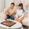 image:imageSpin Master Games Legacy Deluxe Mancala Classic Game with Folding Wooden Board amp Colorful Glass Stones Family Game for Ages 8 amp UpBackgammon