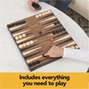image:imageSpin Master Games Legacy Deluxe Mancala Classic Game with Folding Wooden Board amp Colorful Glass Stones Family Game for Ages 8 amp UpBackgammon