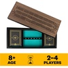 image:imageSpin Master Games Legacy Deluxe Mancala Classic Game with Folding Wooden Board amp Colorful Glass Stones Family Game for Ages 8 amp UpCribbage