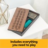 image:imageSpin Master Games Legacy Deluxe Mancala Classic Game with Folding Wooden Board amp Colorful Glass Stones Family Game for Ages 8 amp UpCribbage