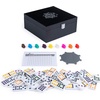 image:imageSpin Master Games Legacy Deluxe Mancala Classic Game with Folding Wooden Board amp Colorful Glass Stones Family Game for Ages 8 amp UpMexican Train Dominoes