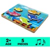 image:imageSpin Master Games Pinkfong Baby Shark Lets Go Hunt Musical Fishing Game with Sound Preschool Educational Toy for Fans of Baby Shark amp Kids Who Love Music 24 Players for Ages 4 amp UpChunky Wood Sound Puzzle Ages 2  Up