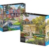 image:image2Pack of 1000Piece Jigsaw Puzzles Succulents amp Rocks and Minerals  Puzzles for Adults and Kids Ages 8 Amazon ExclusivePine Cabin  Summer Estate