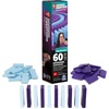 image:imageSpin Master Games H5 Domino Creations 60Piece Neon BlueGreen Set by Domino Artist Youtuber Lily Hevesh Classic Family Game for Adults and Kids Ages 5 and upBlue