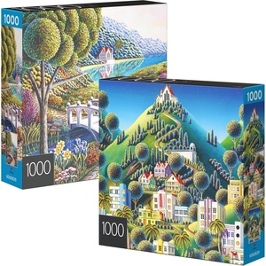 image:image2Pack of 1000Piece Jigsaw Puzzles Succulents amp Rocks and Minerals  Puzzles for Adults and Kids Ages 8 Amazon ExclusiveDaffodils  Hidden Village