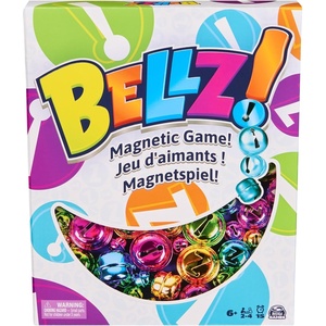 image:imageSpin Master Games Bellz The Quick to Pickup Family Magnet Game with Magnetic Wand amp Bells Storage Pouch ASMR Sounds Travel Game 14 Players for Ages 6 amp Up