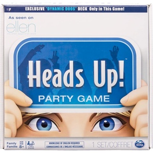 image:imageSpin Master Games Heads Up 4th Edition Easy to Play for Family Game Night Fun for Adult Teens amp Kids 26 Players for Ages 8 amp UpParty Game Edition May Vary  White