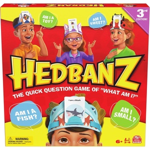 image:imageSpin Master Games Hedbanz 3rd Edition with New Cards amp Headbands Picture Guessing Card Game Quick Questions amp Fast Fun Easy to Play for Family amp Kids 26 Players for Ages 6 amp Up