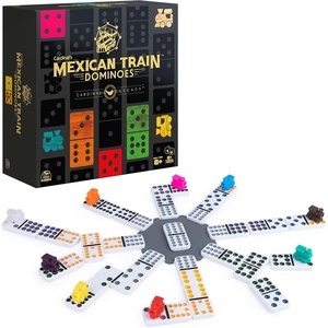 image:imageSpin Master Games Legacy Deluxe Mancala Classic Game with Folding Wooden Board amp Colorful Glass Stones Family Game for Ages 8 amp UpMexican Train Dominoes