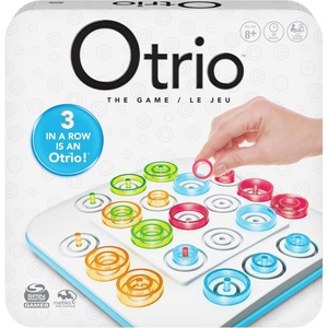 image:imageSpin Master Games Otrio Modern Stacking Strategy TicTacToe Family GameOtrio Plastic
