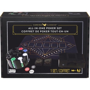 image:imageSpin Master Games Poker Set with 200 Chips Classic Board Game