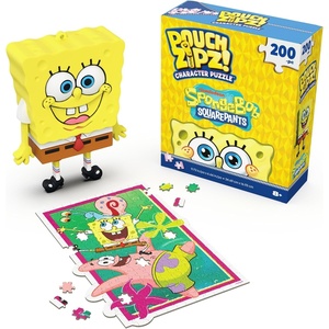 image:imageSpin Master Games Pouch Zipz Spongebob Squarepants Micro Puzzle