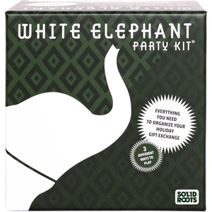 image:imageSpin Master Games SolidRoots Mini White Elephant Gift Exchange Game Party Kit  Spice Up Swap Traditions Holiday Games Ages 8Mini White Elephant Party Kit