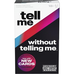 image:imageSpin Master Games Tell Me Without Telling Me The Viral Hit Adult Card Game Bachelorette Party Activity Meme Party Game 210 Players for Ages 18 amp UpTell Me Without Telling Me New Edition