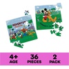 image:imageSpin Master Games Disney Puzzles Mickey Mouse 2Pack 36 Pieces Jigsaw Puzzles in Storage Tubes Disney Toys Mickey Mouse Clubhouse Kids Puzzles for Ages 4 amp Up