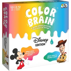 image:imageSpin Master Games Disney Color Brain Board Game for Families Mickey Mouse Minnie Mouse Princess Tiana Strategy Party Card Gift Toy for Adults and Kids Ages 12 and up